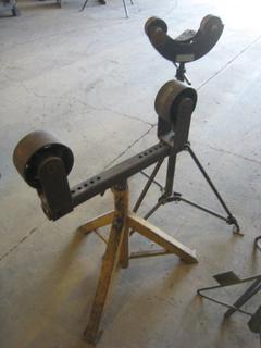 (2) Roller Pipe Stands.