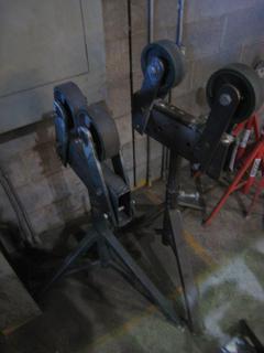 (2) Roller Pipe Stands.