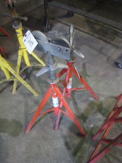 (2) Ridgid Roller Pipe Stands.