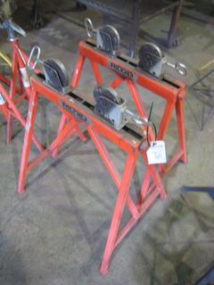 Ridgid Sawhorse Roller Pipe Stands.