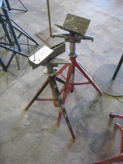 (2) Ridgid Pipe Stands.