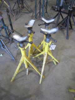 (4) Sumner H.D. Jack Pipe Stands. (Marked White).