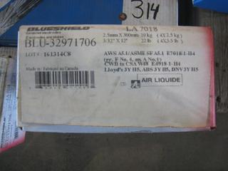 Unused Blueshield Welding Rod. 5/32 LA-7018.