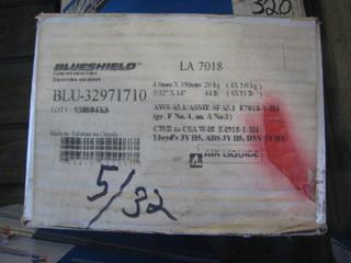 Unused Blueshield Welding Rod. 5/32" LA-7018.