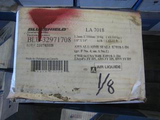 Unused Blueshield Welding Rod. 1/8" LA-7018.