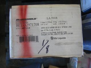 Unused Blueshield Welding Rod. 1/8" LA-7018.