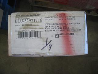 Unused Blueshield Welding Rod. 1/4" LA-7018.