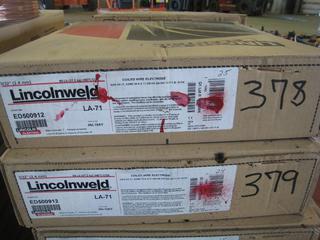 Unused Lincolnweld Roll of Welding Wire 3/32" LA-71.