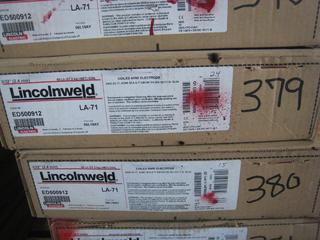 Unused Lincolnweld Roll of Welding Wire 3/32" LA-71.