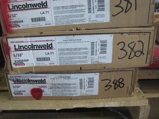 Unused Lincolnweld Roll of Welding Wire 5/32" LA-71.