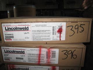 Unused Lincolnweld Roll Of Welding Wire 3/32" LA-71.