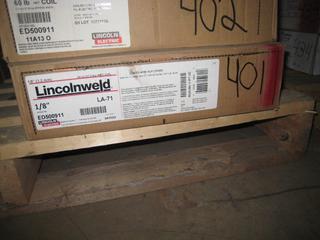 Unused Lincolnweld Roll Of Welding Wire 1/5" LA-71.