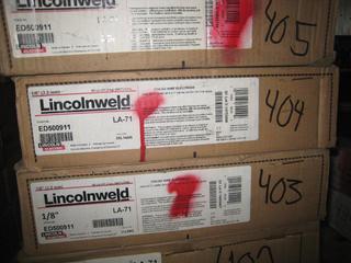 Unused Lincolnweld Roll Of Welding Wire 1/8" LA-71.