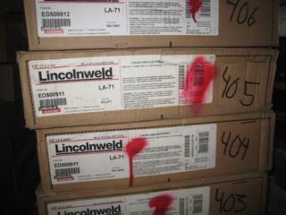 Unused Lincolnweld Roll Of Welding Wire 1/8" LA-71.