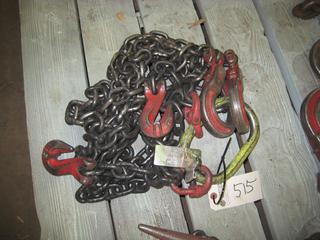 Campbell Mack Supply 2 Leg Rigging Bridle Size 3/8" Grade 60, Length 8'3" Working Load Limit 12,300 Lbs.