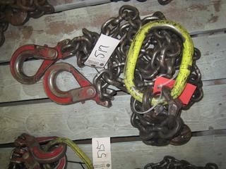 Campbell Mack Supply 2 Leg Rigging Bridle, Size 1/2", Grade 80, Length 7' 5 1/4", Working Load Limit 20,800 Lbs.