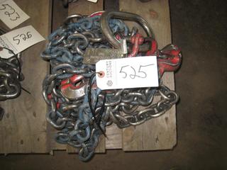 Campbell Mack Supply 2 Leg Rigging Bridle Size 3/8" Grade 80, Length 11' 2 1/4" Working Load Limit 12,300 Lbs.