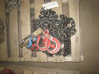 Campbell Mack Supply 2 Leg Rigging Bridle Size 3/8" Grade 80, Length 15' 3 3/4" Working Load Limit 12,300 Lbs.