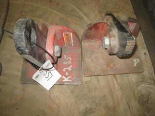 (2) CMS Plate Clamps Working Load Limit 13,224 Lbs./Pair.