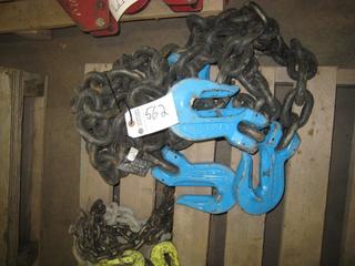 Campbell Mack Supply Chain w/ Hook, Size 3/4", Grade 100, Length 10', Working Load Limit 35,300 Lbs.