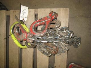 Campbell Mack Supply 2 Leg Rigging Bridle, Size 1/2", Grade 80, Length 7' 7", Working Load Limit 20,800 Lbs.