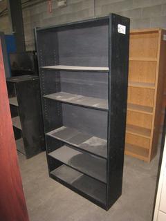 (2) Bookshelves. 4 Shelf & 5 Shelf. 71 1/2" x 12 1/2" x 36".