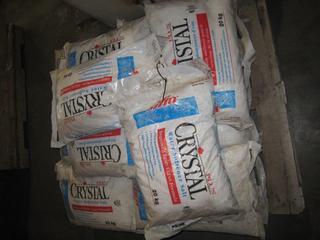 Quantity of 20kg Bags of Crystal Water Softener Salt.