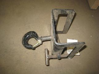 Attachment w/Hook Black Forklift Blade Clamp.