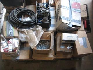 Quantity of Gas hose, Valves, Screws, Stainless Steels Blinds.