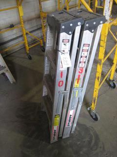 (2) 4' Fiberglass Louisville Ladders.