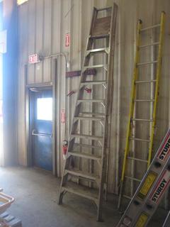 12' Feather Lite Aluminum Ladder.