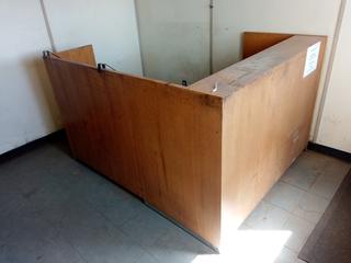 Shop Desk L Shaped 3 Drawer, Metal Filing Cabinet.