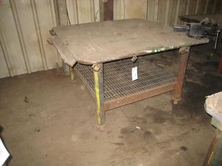 Welding Table 3'x5'x5' c/w 8" Vise.