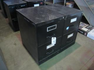 (2) Filing Cabinets 27"x18"x28".