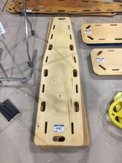 (2) Wooden Back Boards.
