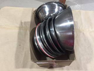 Quantity of Stainless Steel Basins.