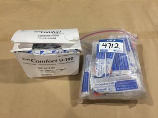 Quantity of Assorted Insulin Syringes.