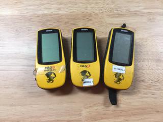 (3) Garmin eTrex Handheld GPS Navigators.