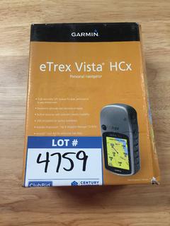 Garmin eTrex Vista HCx Personal Navigator.