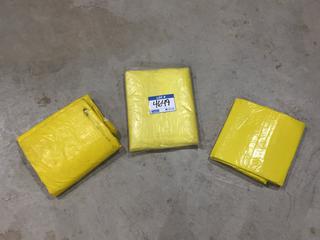 (3) Yellow Emergency Blankets.