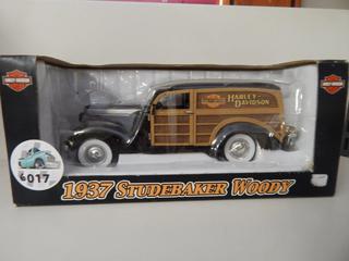 1937 Studabaker Woody Harley Davidson 1/24 - New in Box