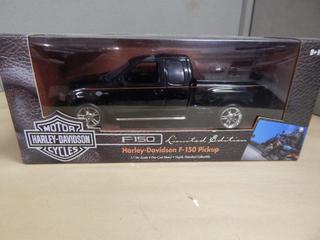 Harley Davidson Ford F150 Pickup Truck 1/18 Scale New in Box