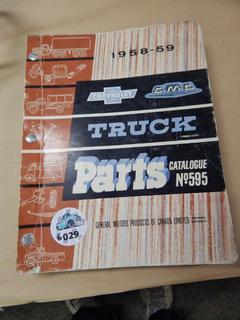 1958 - 1959 Chevrolet GMC Truck Parts Catalogue