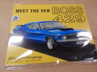 Tin Sign "Boss 429"