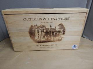 Wooden Wine Crate Chateau Montelena Winery