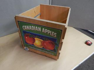 Wooden Apple Crate - Canadian Apples