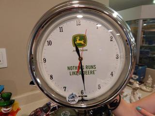 John Deere Neon Clock