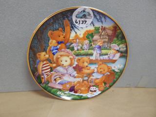 Franklin Mint Collector's Plate - A Teddy Bear Picnic