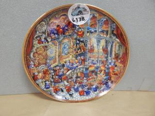 Franklin Mint Collector's Plate - Holy Cats by Bill Bell