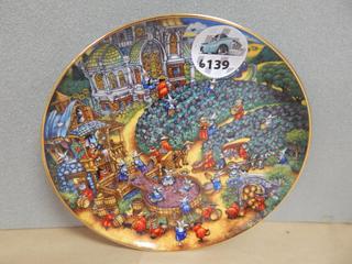 Franklin Mint Collector's Plate - A Purrfect Harvest by Bill Bell